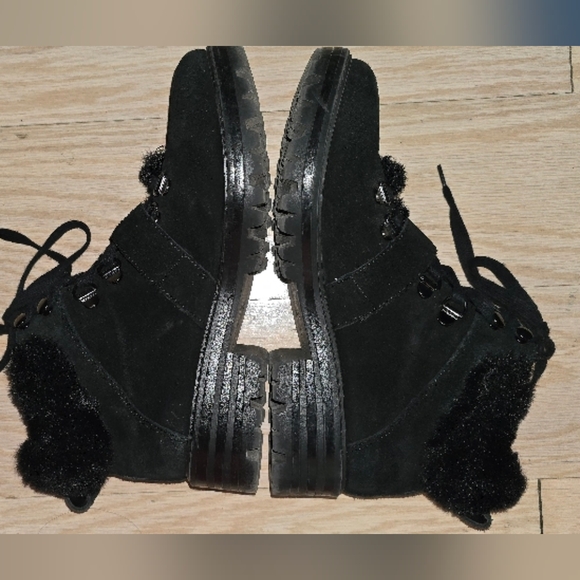 Kendall & Kylie Black Combat & Moto Boots - Picture 10 of 15